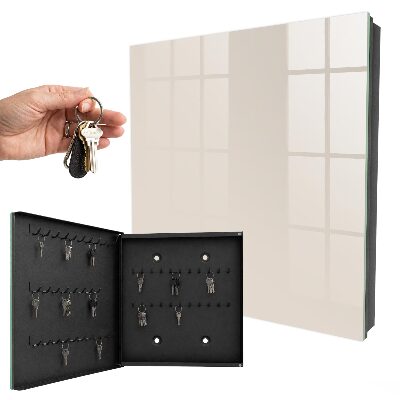 Key cabinet for wall Beige stone