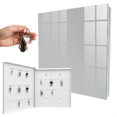 Key storage box Smooth gray