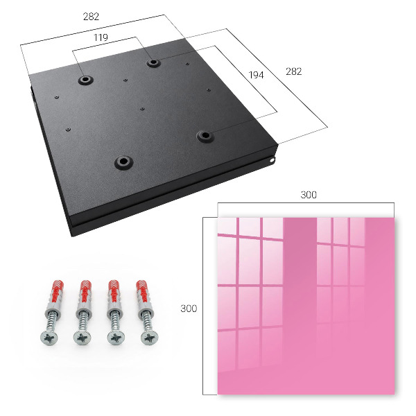 Key storage box Cool pink