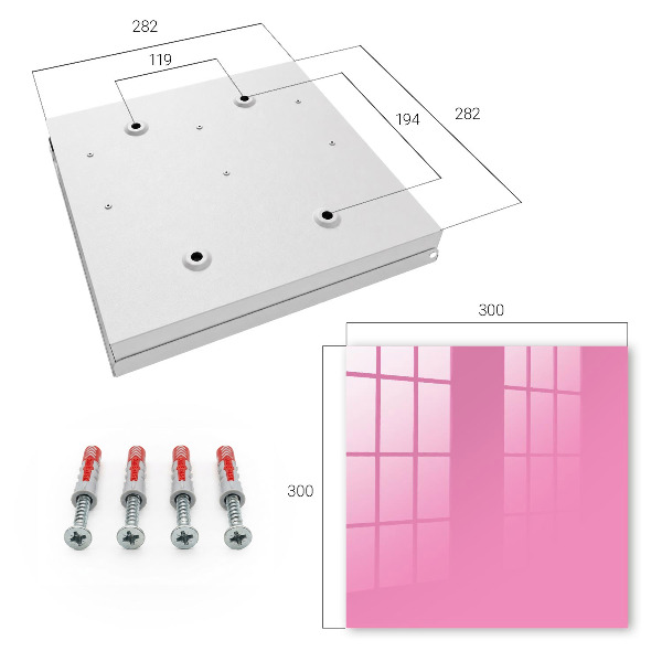 Key storage box Cool pink