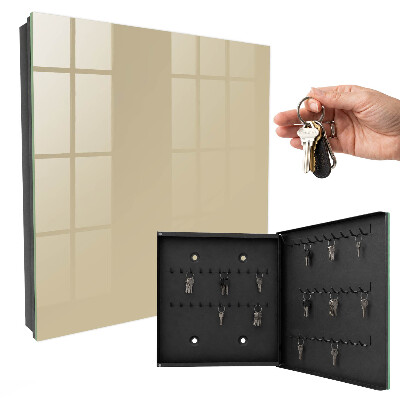 Key cabinet for wall Muted brown