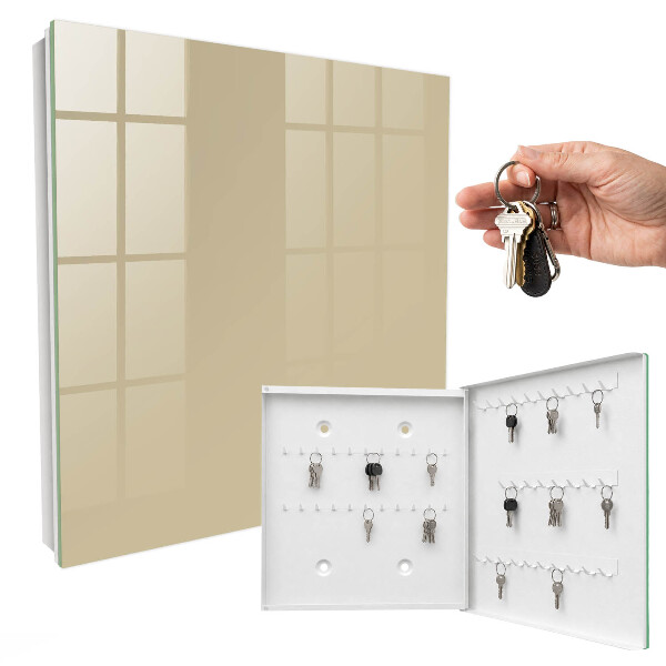Key cabinet for wall Muted brown