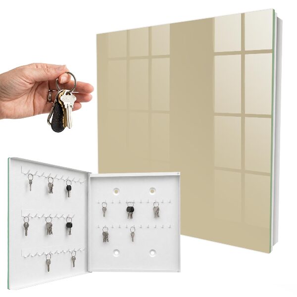 Key cabinet for wall Muted brown