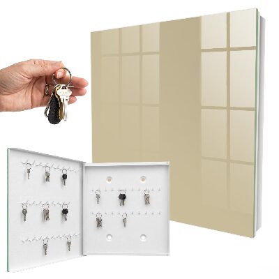 Key cabinet for wall Muted brown