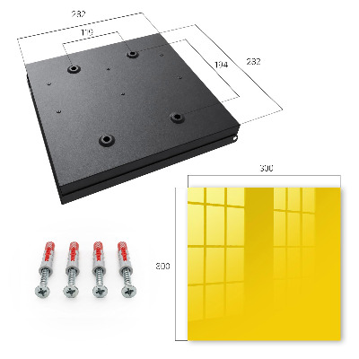 Key box Intense yellow