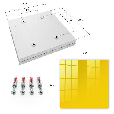 Key box Intense yellow