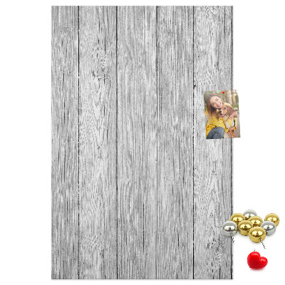 Wall cork memo board Texture of gray wooden boards for background