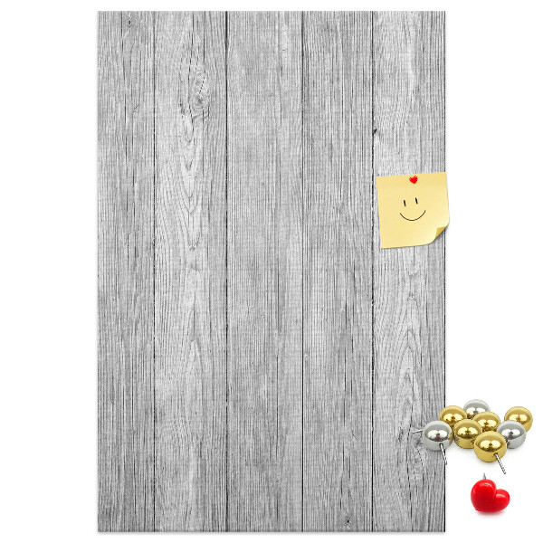 Wall cork memo board Texture of gray wooden boards for background