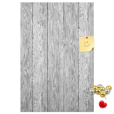 Wall cork memo board Texture of gray wooden boards for background