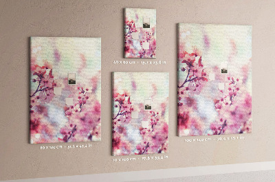 Pin board Floral accents in delicate shades