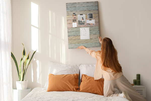Pin board Pastel rustic boards