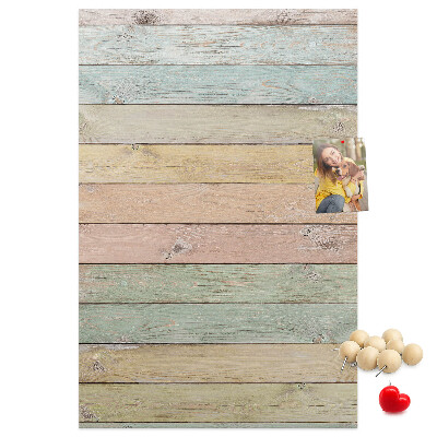 Pin board Pastel rustic boards
