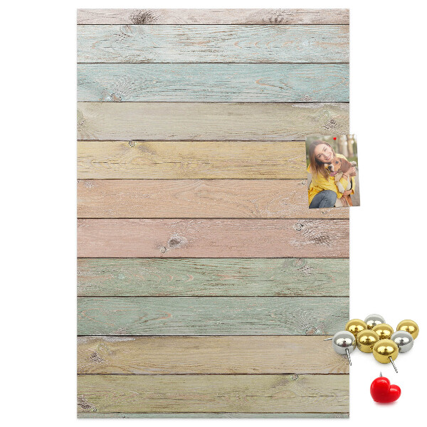 Pin board Pastel rustic boards