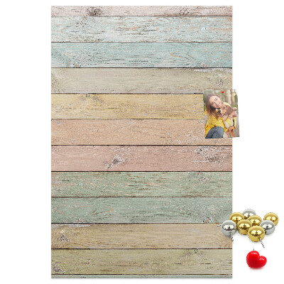 Pin board Pastel rustic boards