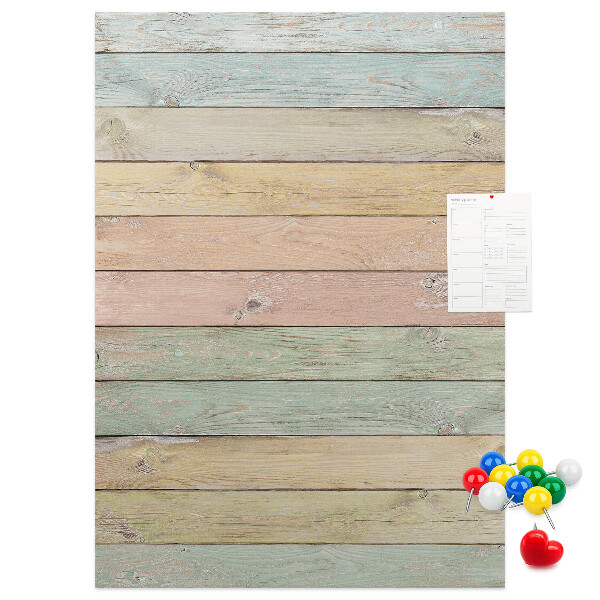 Pin board Pastel rustic boards