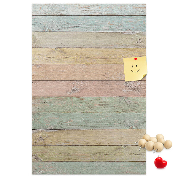 Pin board Pastel rustic boards