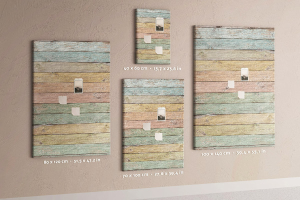 Pin board Pastel rustic boards