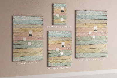 Pin board Pastel rustic boards