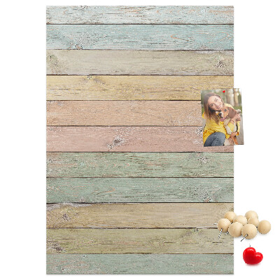 Pin board Pastel rustic boards