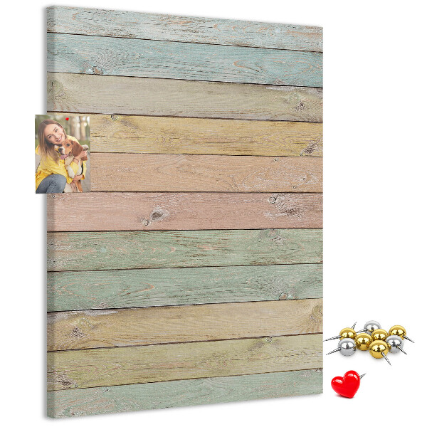 Pin board Pastel rustic boards