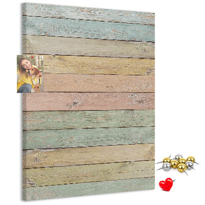 Pin board Pastel rustic boards