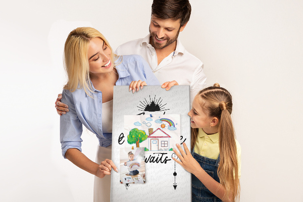 Pin board Time for an adventure with an inspiring inscription