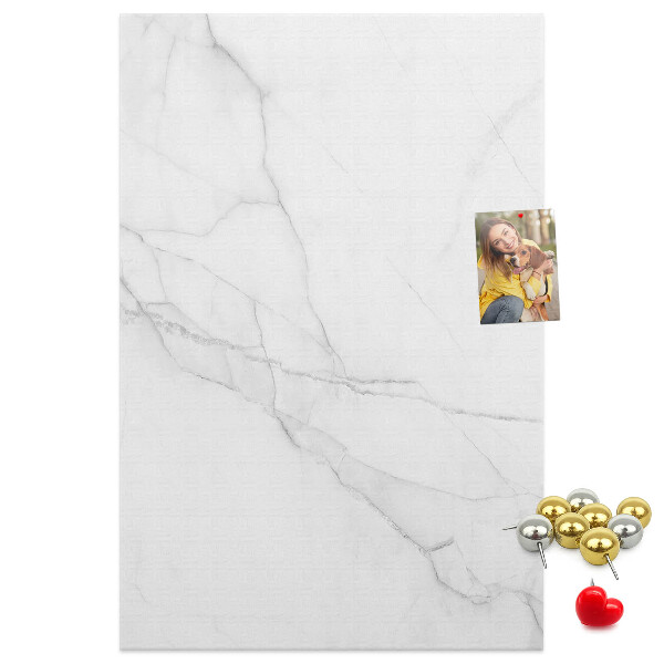 Cork notice board Marble pattern in delicate shades