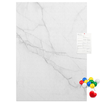 Cork notice board Marble pattern in delicate shades