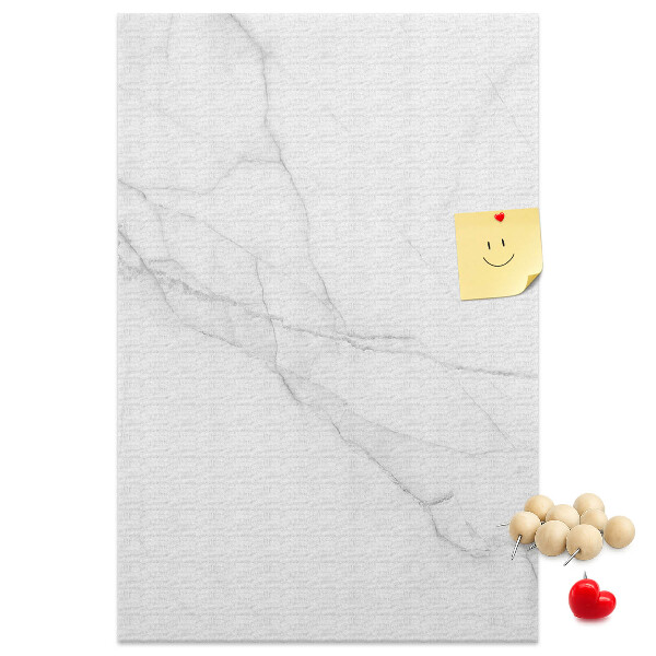 Cork notice board Marble pattern in delicate shades