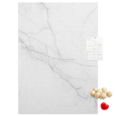 Cork notice board Marble pattern in delicate shades