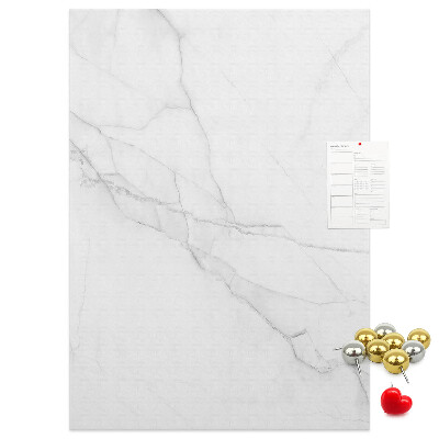 Cork notice board Marble pattern in delicate shades