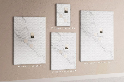 Cork notice board Marble pattern in delicate shades