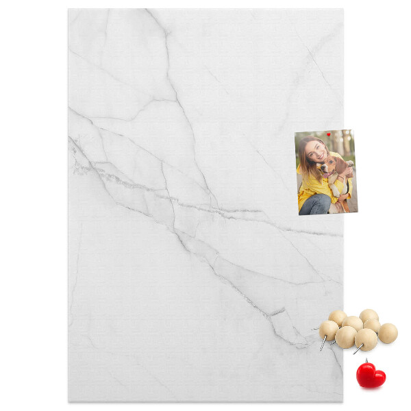 Cork notice board Marble pattern in delicate shades