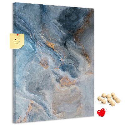 Pin board Abstract pattern in blue tones