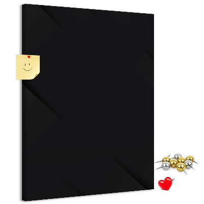 Cork notice board Black board with a minimalist design