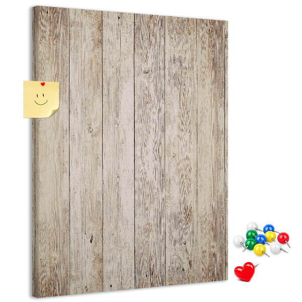 Pin board Rustic boards in a natural shade