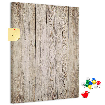 Pin board Rustic boards in a natural shade