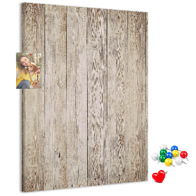 Pin board Rustic boards in a natural shade