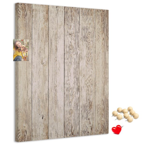 Pin board Rustic boards in a natural shade