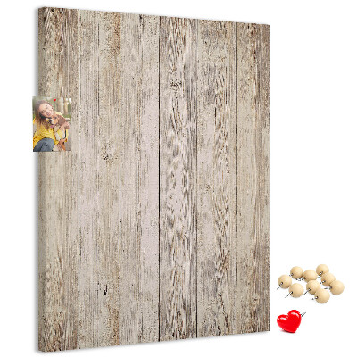 Pin board Rustic boards in a natural shade