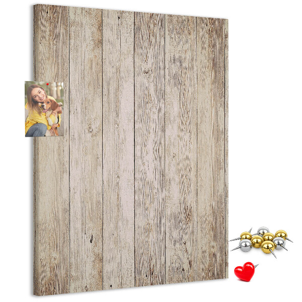 Pin board Rustic boards in a natural shade