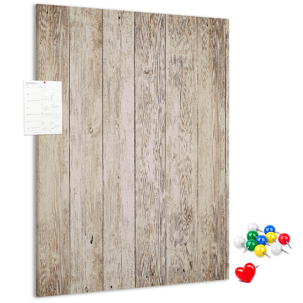 Pin board Rustic boards in a natural shade