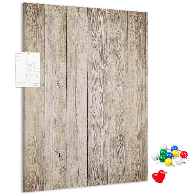 Pin board Rustic boards in a natural shade