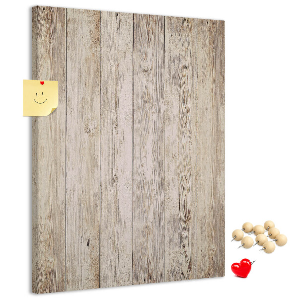 Pin board Rustic boards in a natural shade