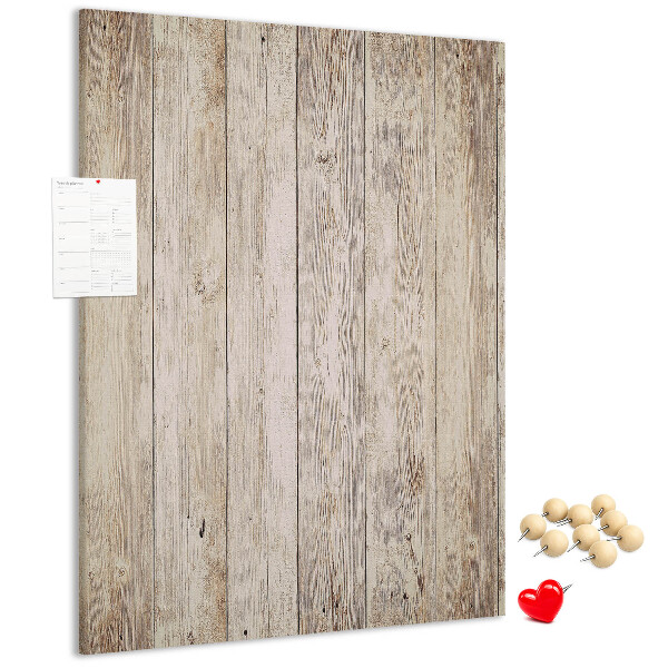 Pin board Rustic boards in a natural shade