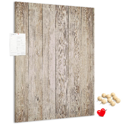 Pin board Rustic boards in a natural shade
