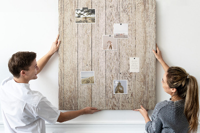 Pin board Rustic boards in a natural shade