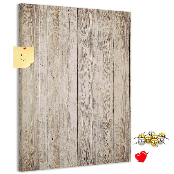 Pin board Rustic boards in a natural shade