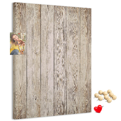 Pin board Rustic boards in a natural shade