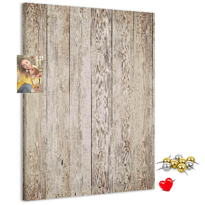 Pin board Rustic boards in a natural shade